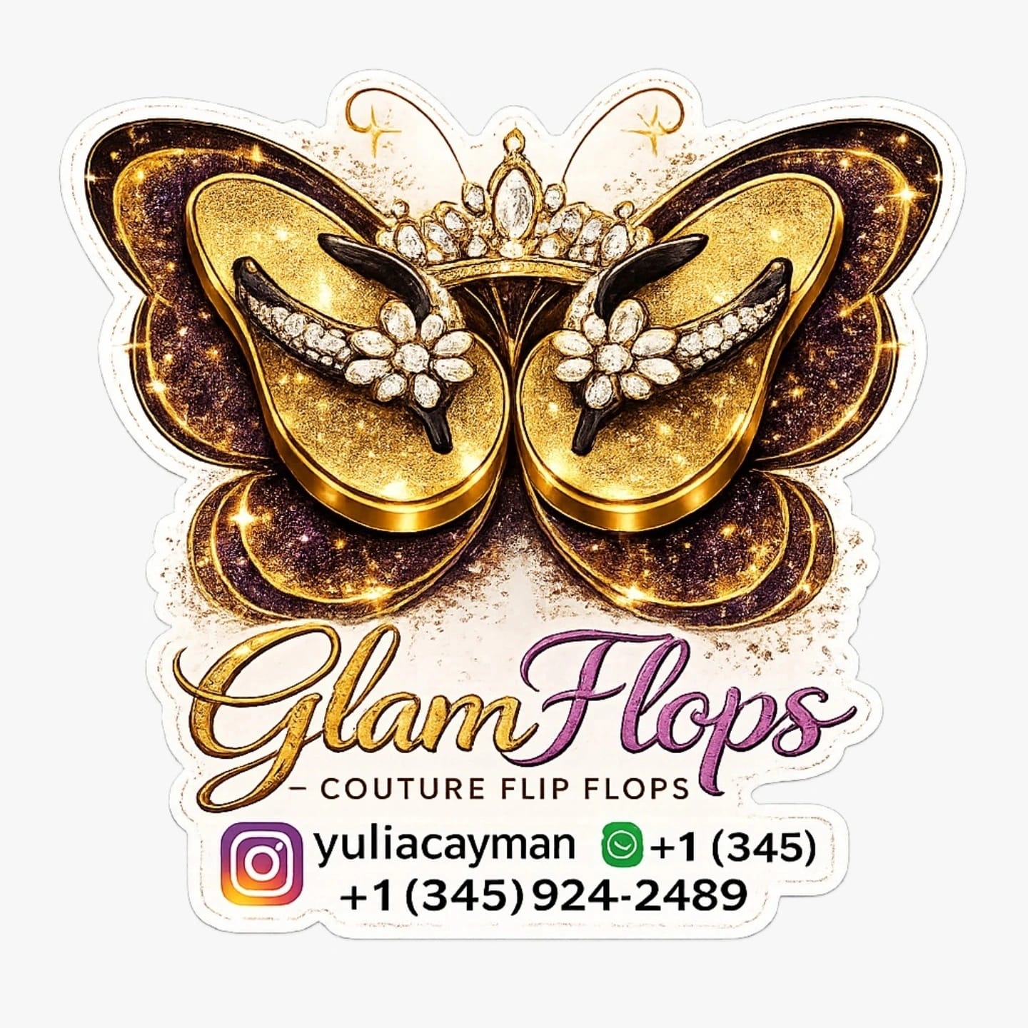 GlamFlops – Couture Flip Flops Logo