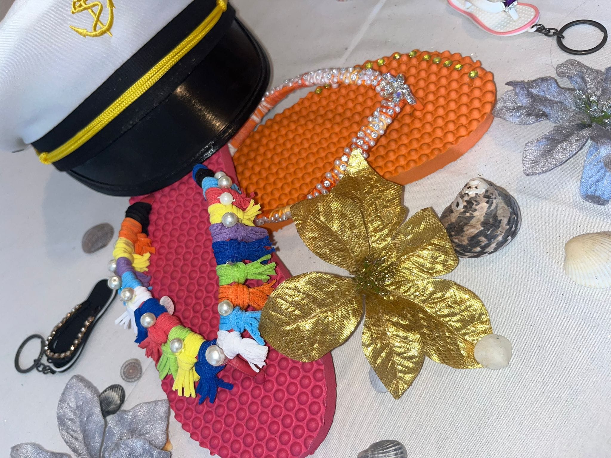 GlamFlops handcrafted detail